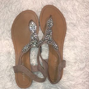 Madden girl silver sandals